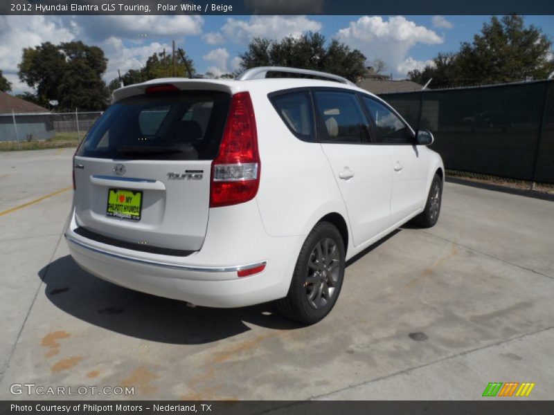 Polar White / Beige 2012 Hyundai Elantra GLS Touring