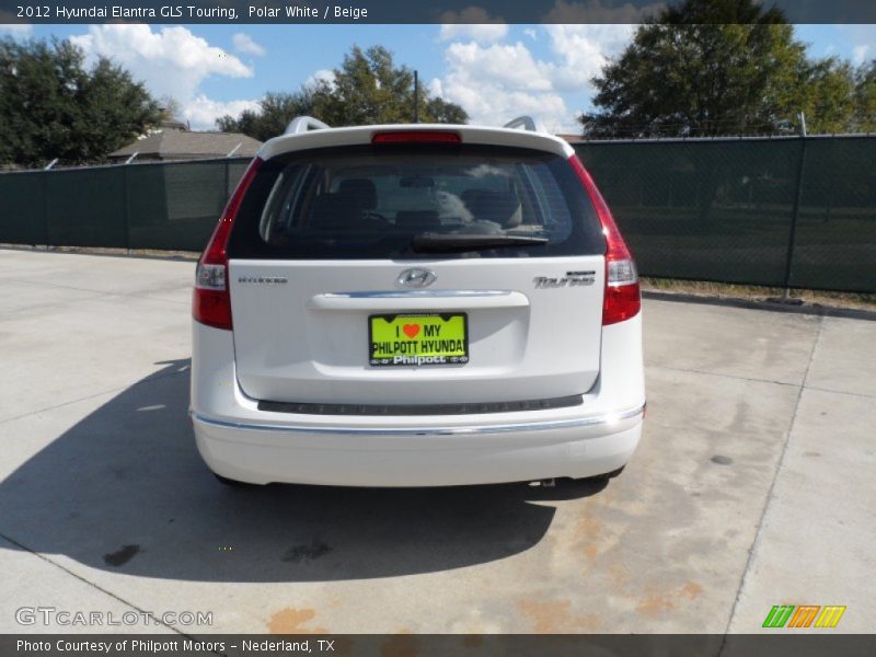 Polar White / Beige 2012 Hyundai Elantra GLS Touring
