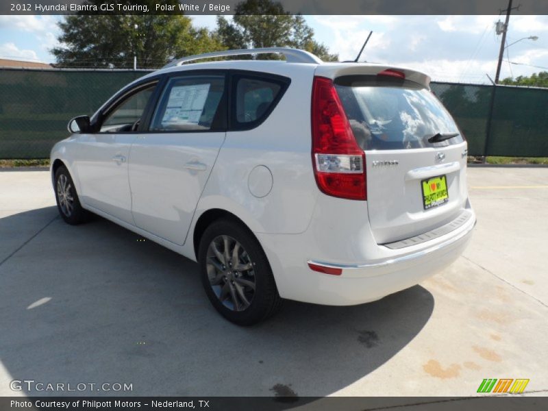 Polar White / Beige 2012 Hyundai Elantra GLS Touring
