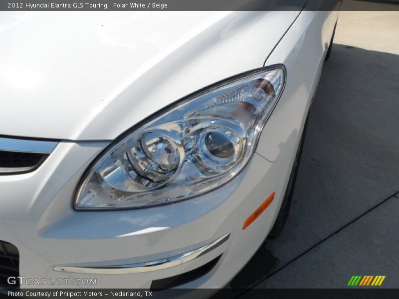 Polar White / Beige 2012 Hyundai Elantra GLS Touring