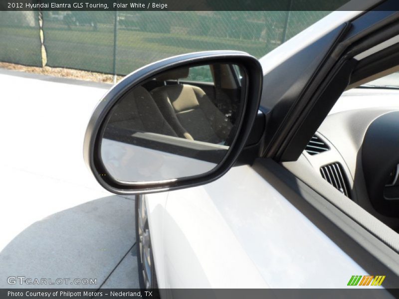 Polar White / Beige 2012 Hyundai Elantra GLS Touring