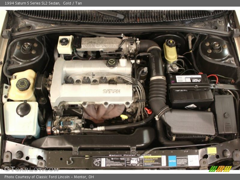  1994 S Series SL2 Sedan Engine - 1.9 Liter DOHC 16-Valve 4 Cylinder