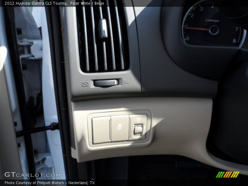 Polar White / Beige 2012 Hyundai Elantra GLS Touring