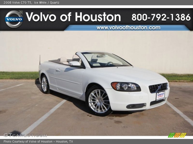 Ice White / Quartz 2008 Volvo C70 T5