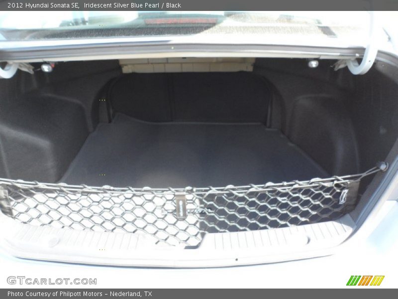 Iridescent Silver Blue Pearl / Black 2012 Hyundai Sonata SE