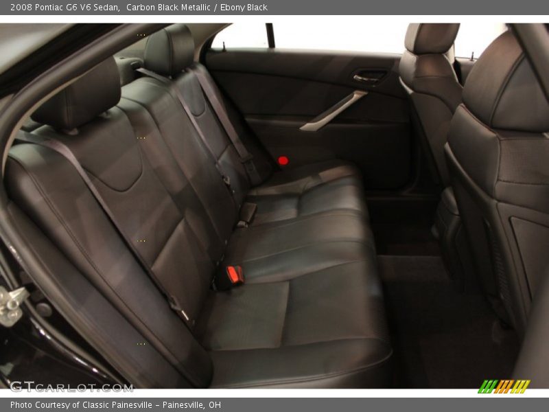 Carbon Black Metallic / Ebony Black 2008 Pontiac G6 V6 Sedan