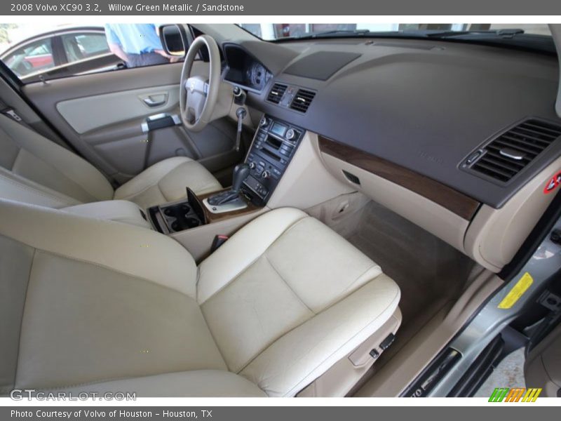 Willow Green Metallic / Sandstone 2008 Volvo XC90 3.2