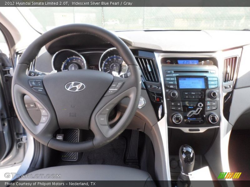 Dashboard of 2012 Sonata Limited 2.0T