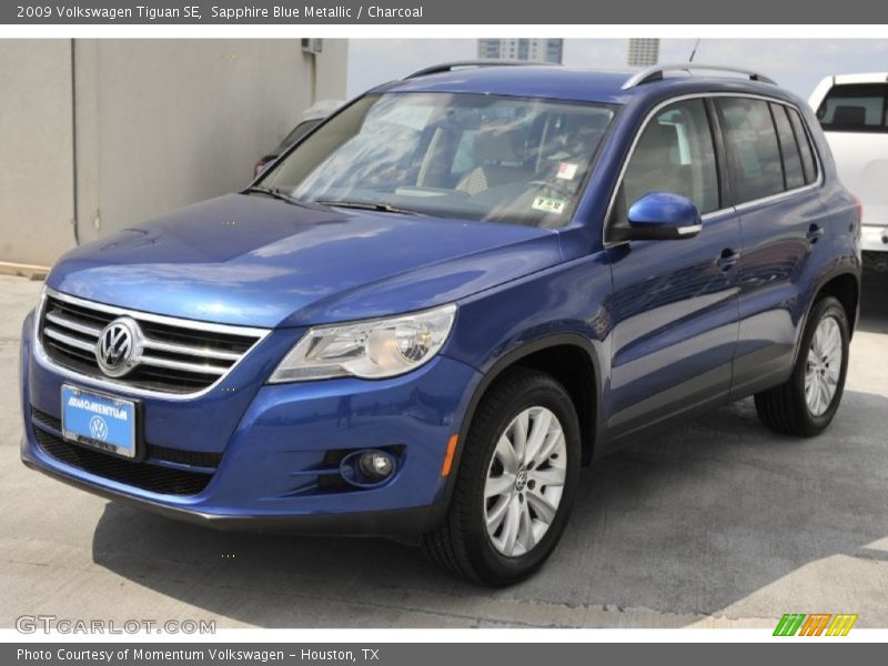 Sapphire Blue Metallic / Charcoal 2009 Volkswagen Tiguan SE