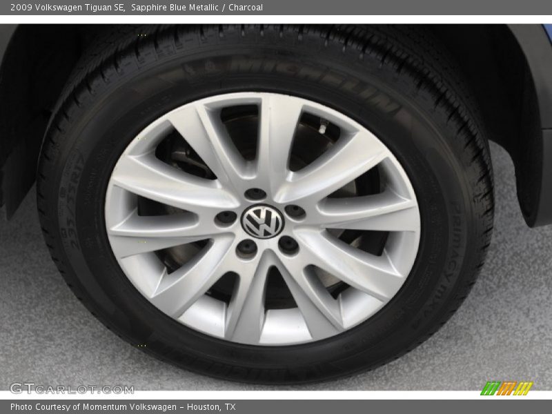 Sapphire Blue Metallic / Charcoal 2009 Volkswagen Tiguan SE