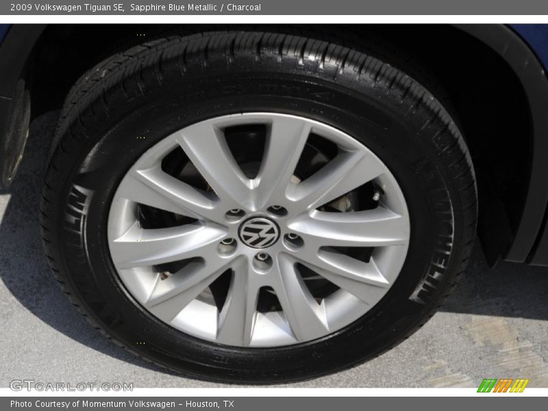 Sapphire Blue Metallic / Charcoal 2009 Volkswagen Tiguan SE