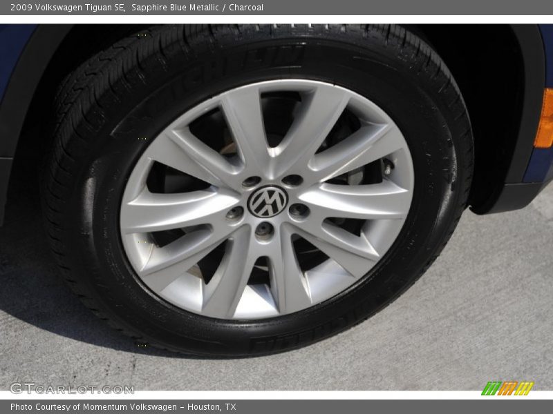 Sapphire Blue Metallic / Charcoal 2009 Volkswagen Tiguan SE