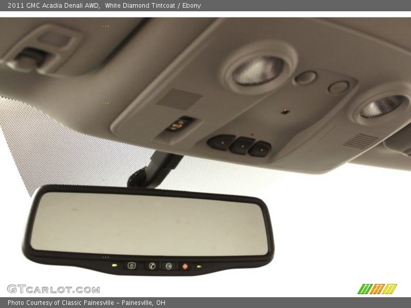 White Diamond Tintcoat / Ebony 2011 GMC Acadia Denali AWD