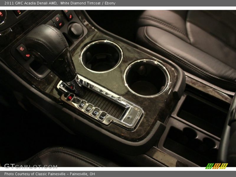 White Diamond Tintcoat / Ebony 2011 GMC Acadia Denali AWD