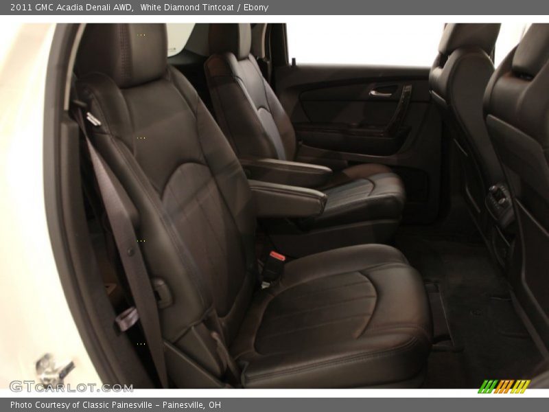 White Diamond Tintcoat / Ebony 2011 GMC Acadia Denali AWD