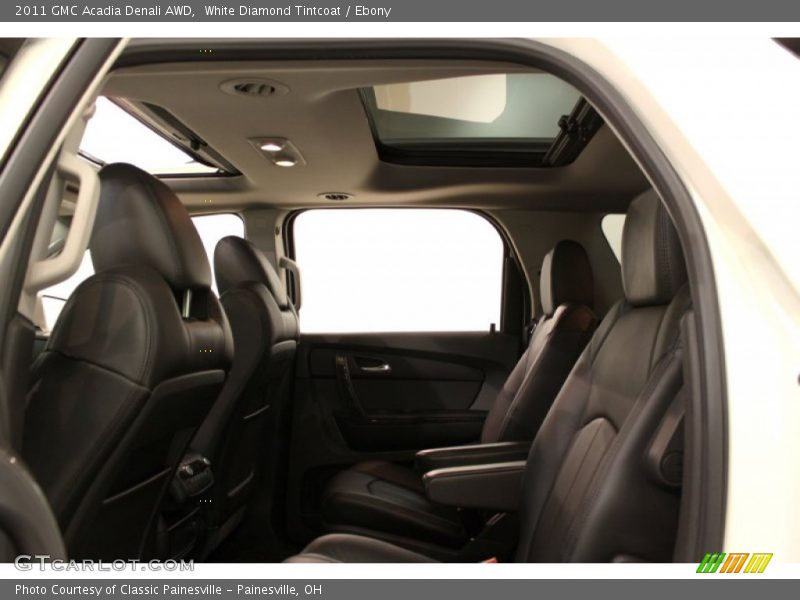 White Diamond Tintcoat / Ebony 2011 GMC Acadia Denali AWD