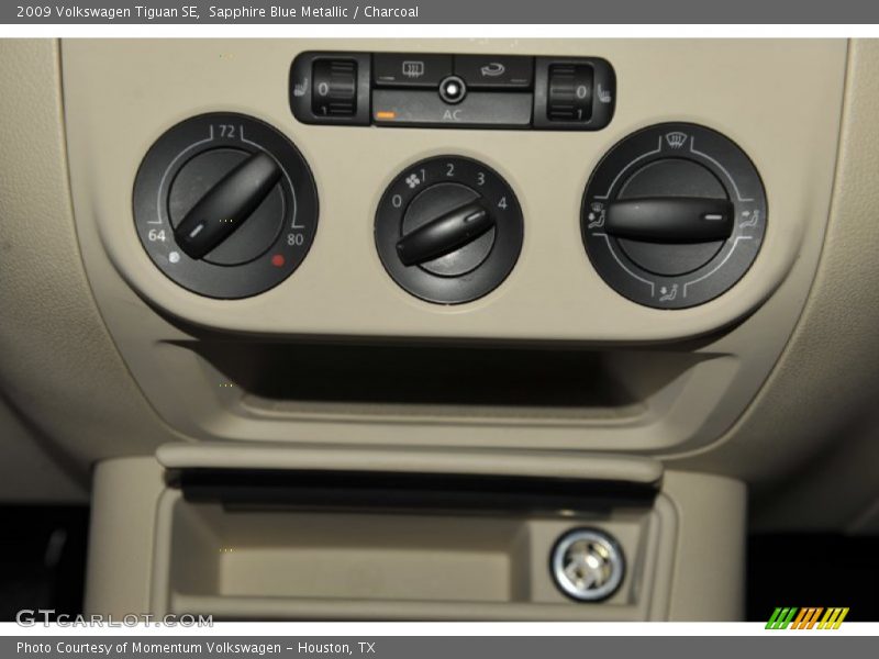 Sapphire Blue Metallic / Charcoal 2009 Volkswagen Tiguan SE