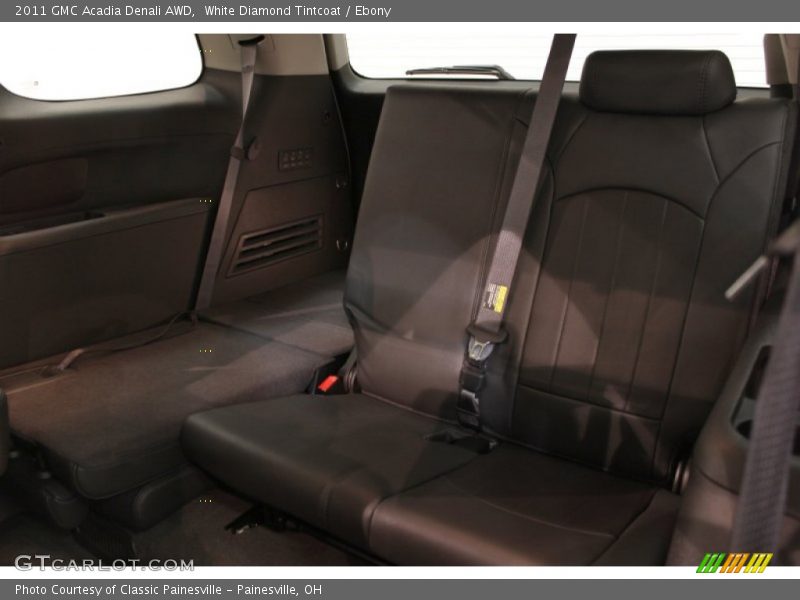 White Diamond Tintcoat / Ebony 2011 GMC Acadia Denali AWD