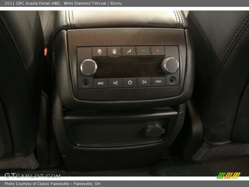 White Diamond Tintcoat / Ebony 2011 GMC Acadia Denali AWD