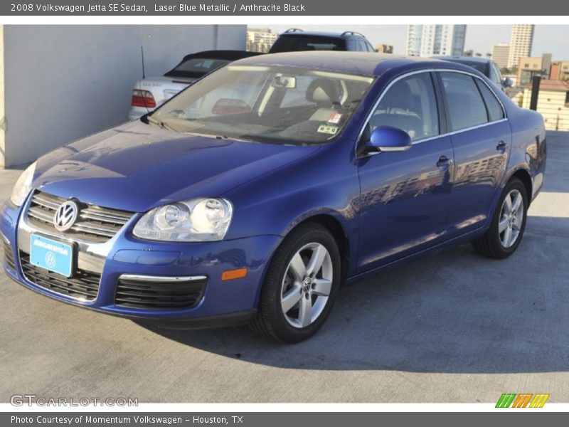 Laser Blue Metallic / Anthracite Black 2008 Volkswagen Jetta SE Sedan