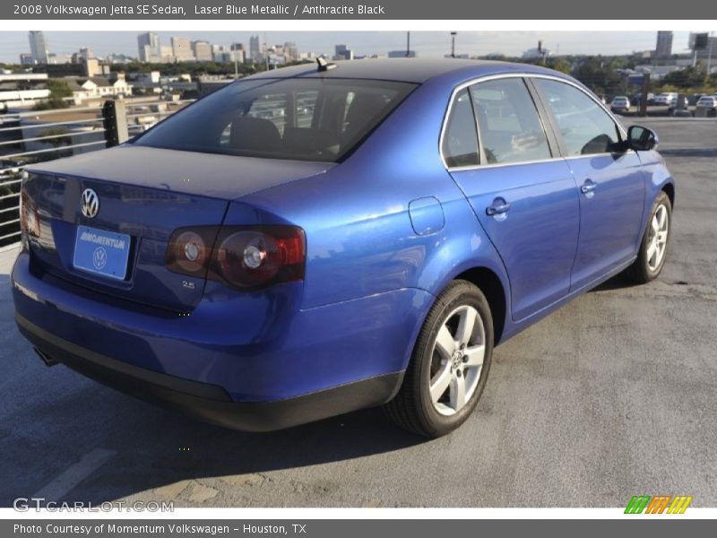 Laser Blue Metallic / Anthracite Black 2008 Volkswagen Jetta SE Sedan