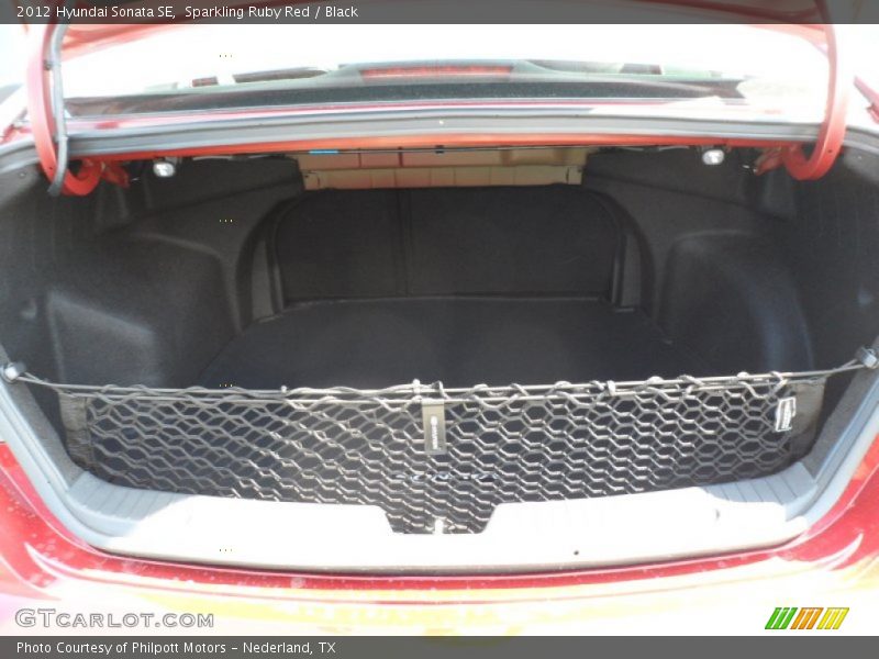 Sparkling Ruby Red / Black 2012 Hyundai Sonata SE