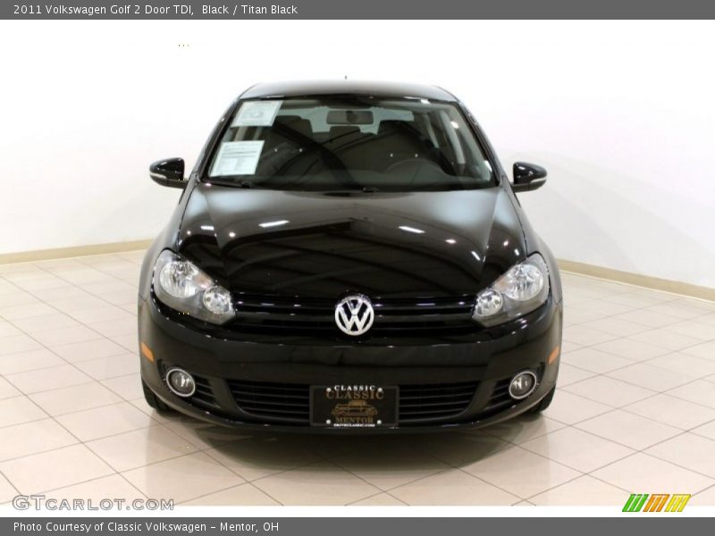 Black / Titan Black 2011 Volkswagen Golf 2 Door TDI