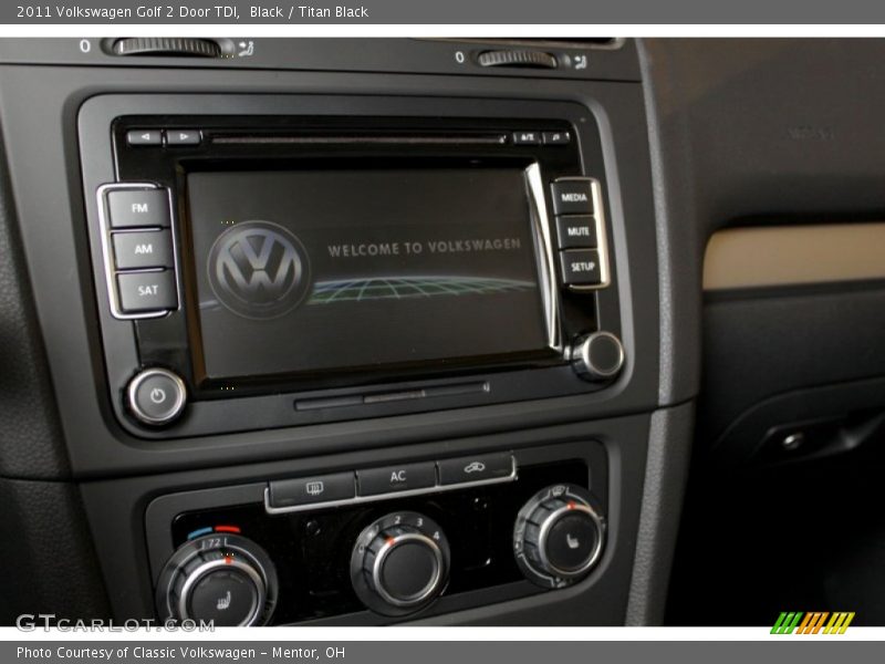 Black / Titan Black 2011 Volkswagen Golf 2 Door TDI