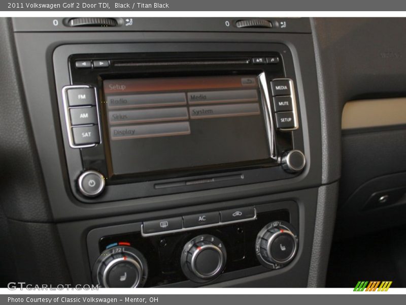 Black / Titan Black 2011 Volkswagen Golf 2 Door TDI