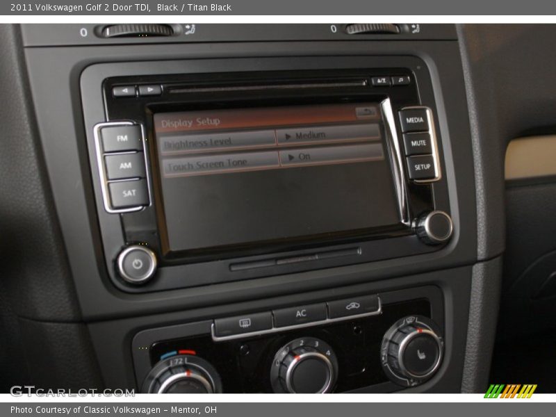 Black / Titan Black 2011 Volkswagen Golf 2 Door TDI