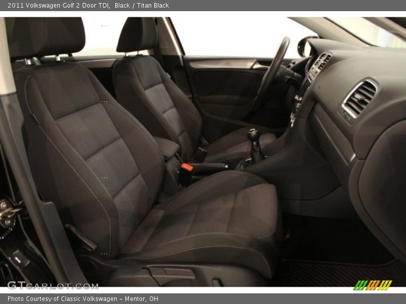 Black / Titan Black 2011 Volkswagen Golf 2 Door TDI