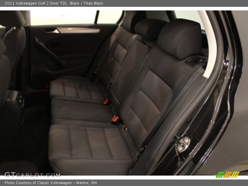 Black / Titan Black 2011 Volkswagen Golf 2 Door TDI