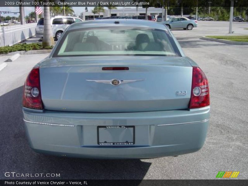 Clearwater Blue Pearl / Dark Khaki/Light Graystone 2009 Chrysler 300 Touring