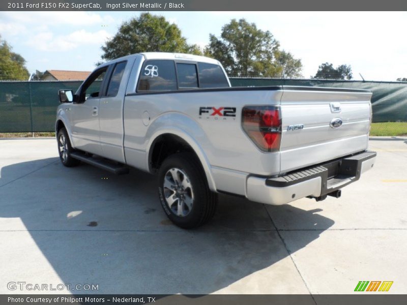 Ingot Silver Metallic / Black 2011 Ford F150 FX2 SuperCab