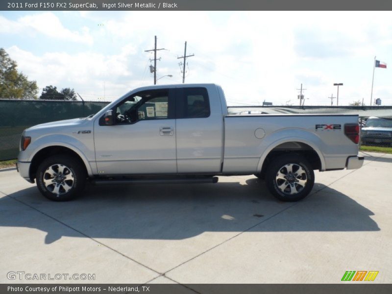 Ingot Silver Metallic / Black 2011 Ford F150 FX2 SuperCab