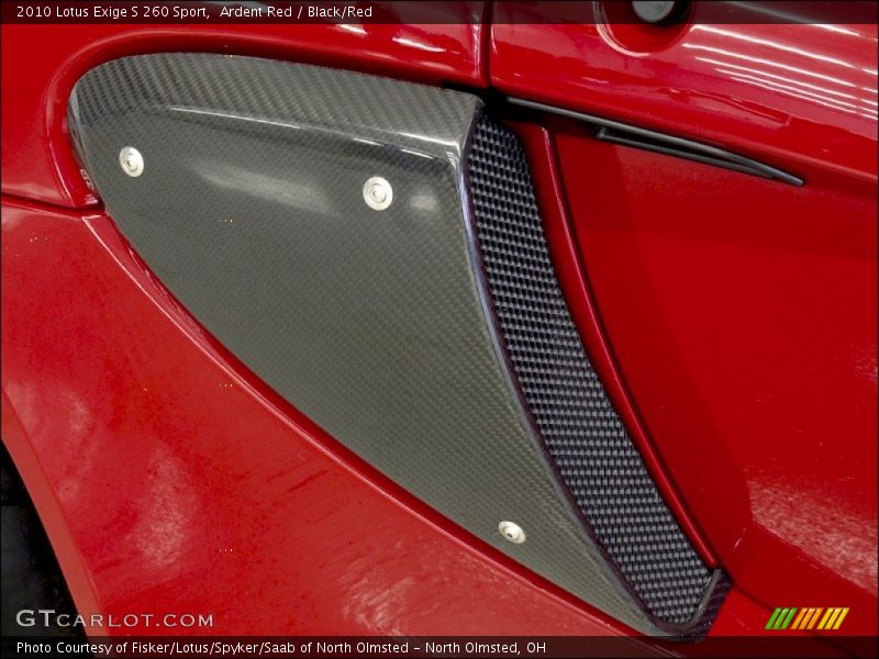 Ardent Red / Black/Red 2010 Lotus Exige S 260 Sport
