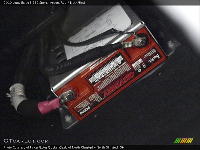 Ardent Red / Black/Red 2010 Lotus Exige S 260 Sport