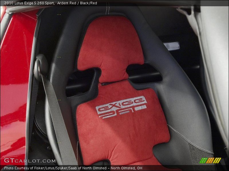  2010 Exige S 260 Sport Black/Red Interior