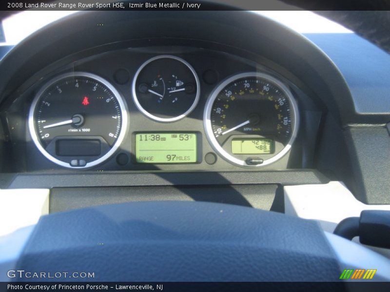Izmir Blue Metallic / Ivory 2008 Land Rover Range Rover Sport HSE