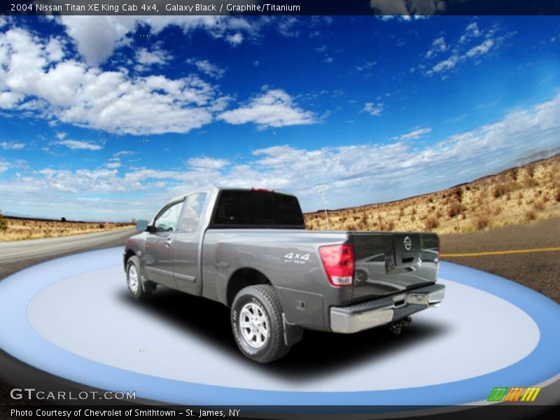 Galaxy Black / Graphite/Titanium 2004 Nissan Titan XE King Cab 4x4