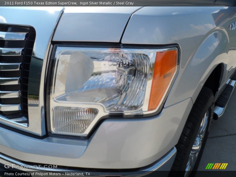 Ingot Silver Metallic / Steel Gray 2011 Ford F150 Texas Edition SuperCrew