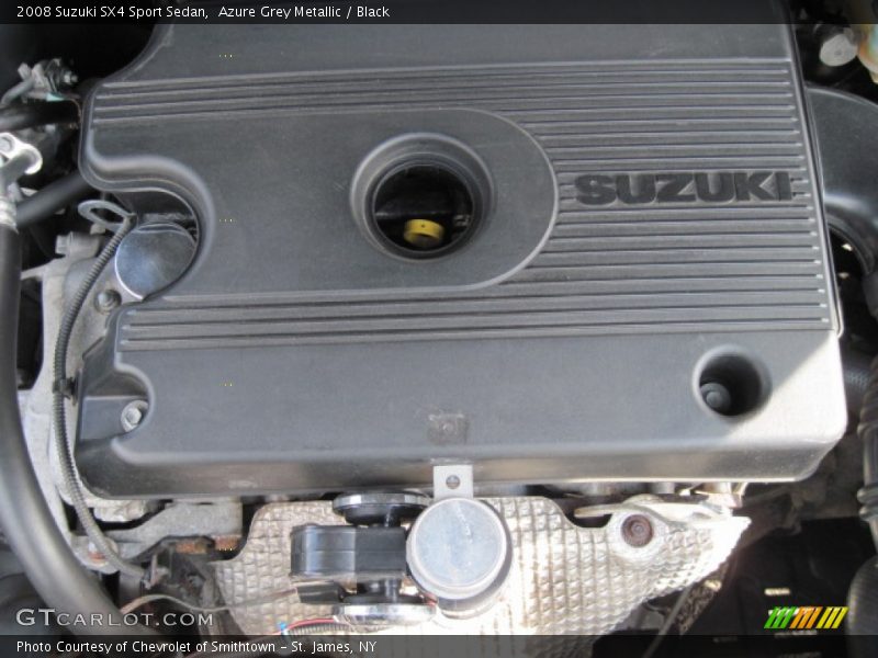Azure Grey Metallic / Black 2008 Suzuki SX4 Sport Sedan