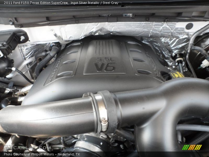 Ingot Silver Metallic / Steel Gray 2011 Ford F150 Texas Edition SuperCrew