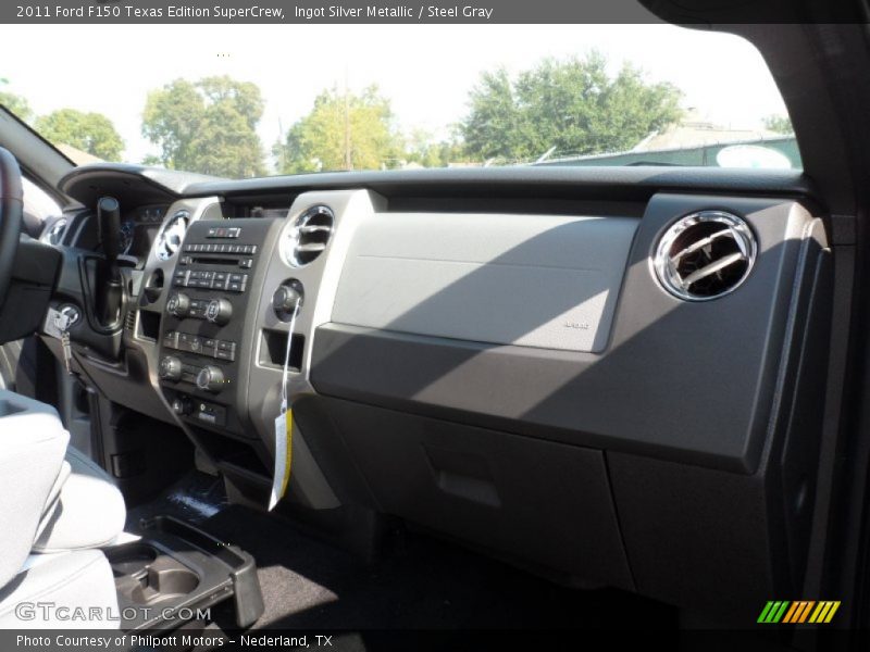 Ingot Silver Metallic / Steel Gray 2011 Ford F150 Texas Edition SuperCrew