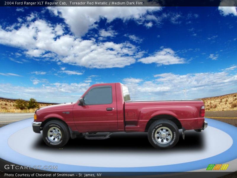 Toreador Red Metallic / Medium Dark Flint 2004 Ford Ranger XLT Regular Cab