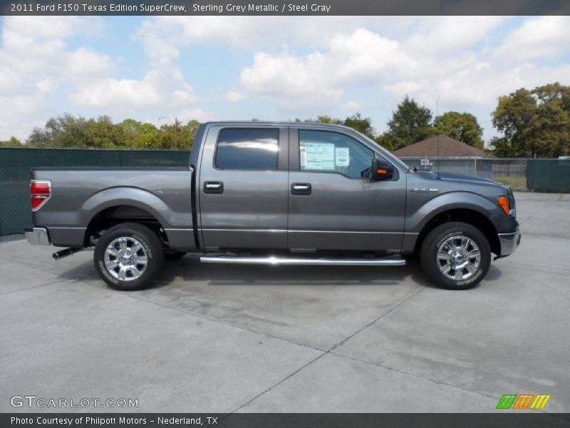 Sterling Grey Metallic / Steel Gray 2011 Ford F150 Texas Edition SuperCrew