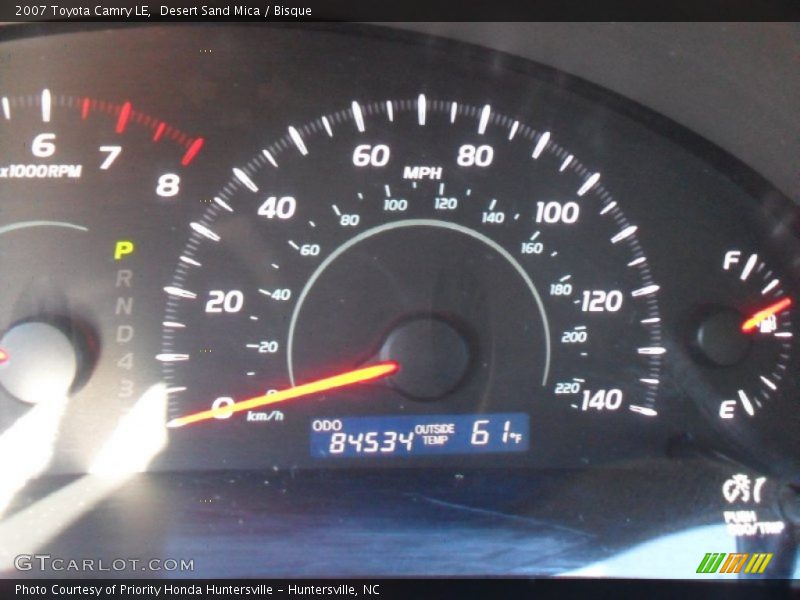 Desert Sand Mica / Bisque 2007 Toyota Camry LE