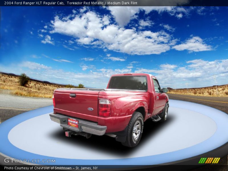 Toreador Red Metallic / Medium Dark Flint 2004 Ford Ranger XLT Regular Cab