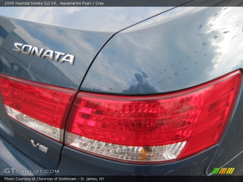 Aquamarine Pearl / Gray 2006 Hyundai Sonata GLS V6
