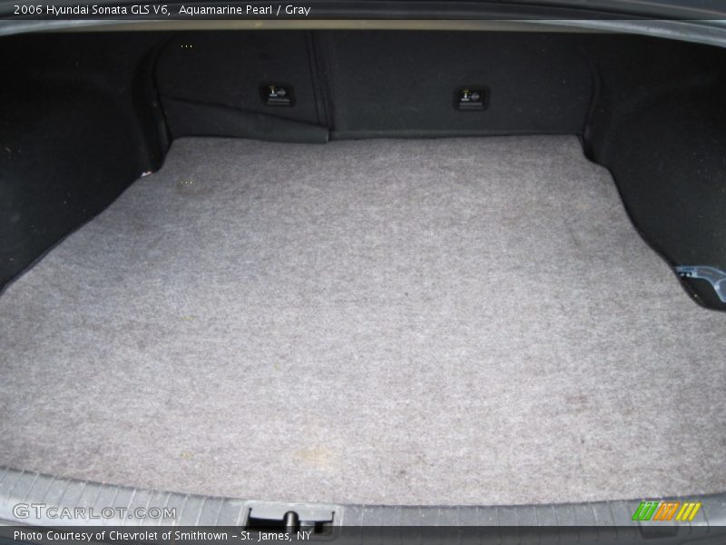 Aquamarine Pearl / Gray 2006 Hyundai Sonata GLS V6
